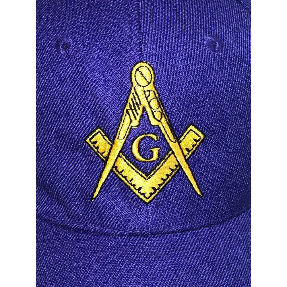 Free Hat Baseball Cap Purple Gold Embroidered Adjustable One Size Unisex